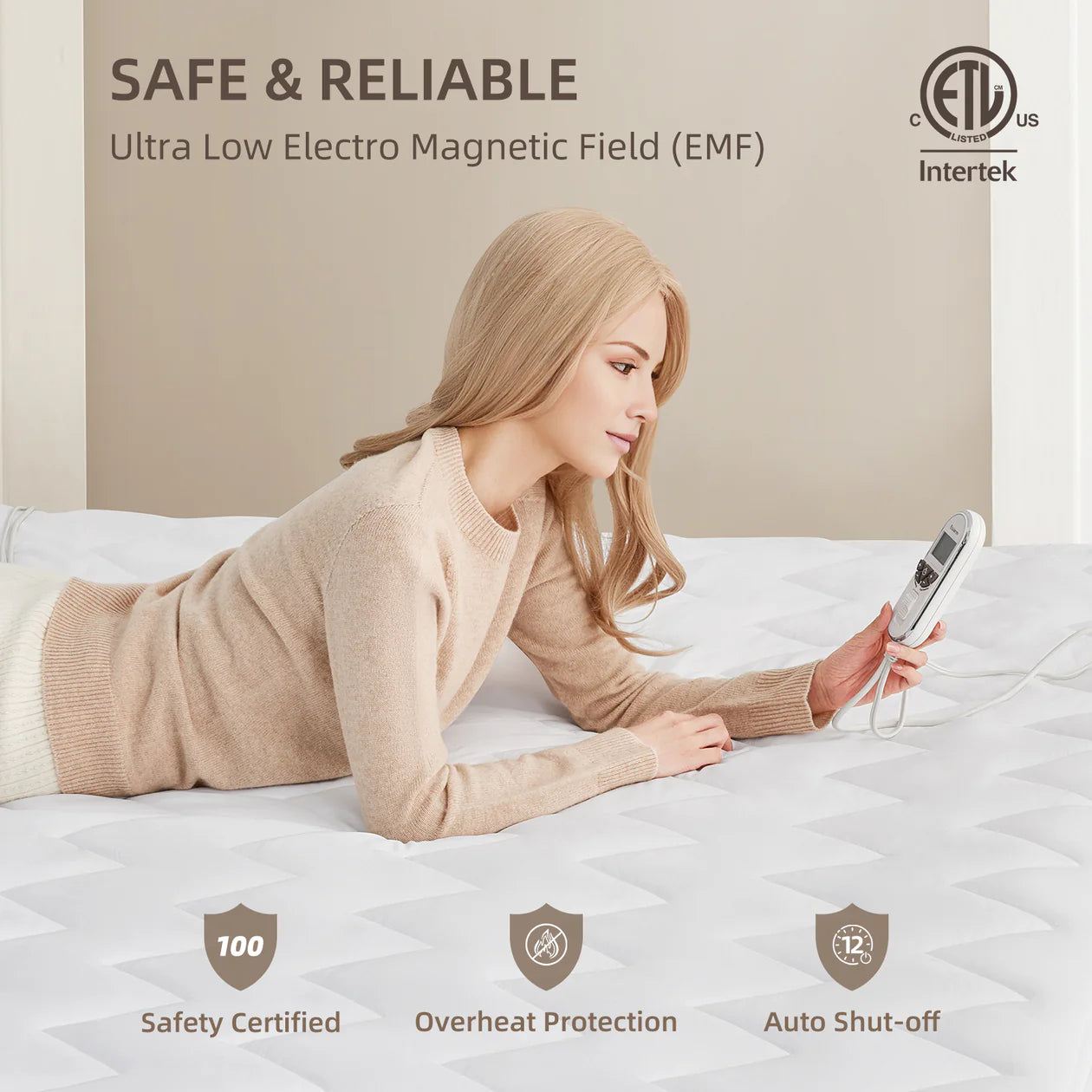 VapoShine ThermoMatt™ Heated Mattress Pad 2.0