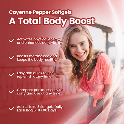 VapoShine Vivonu™ Cayenne Pepper Softgels